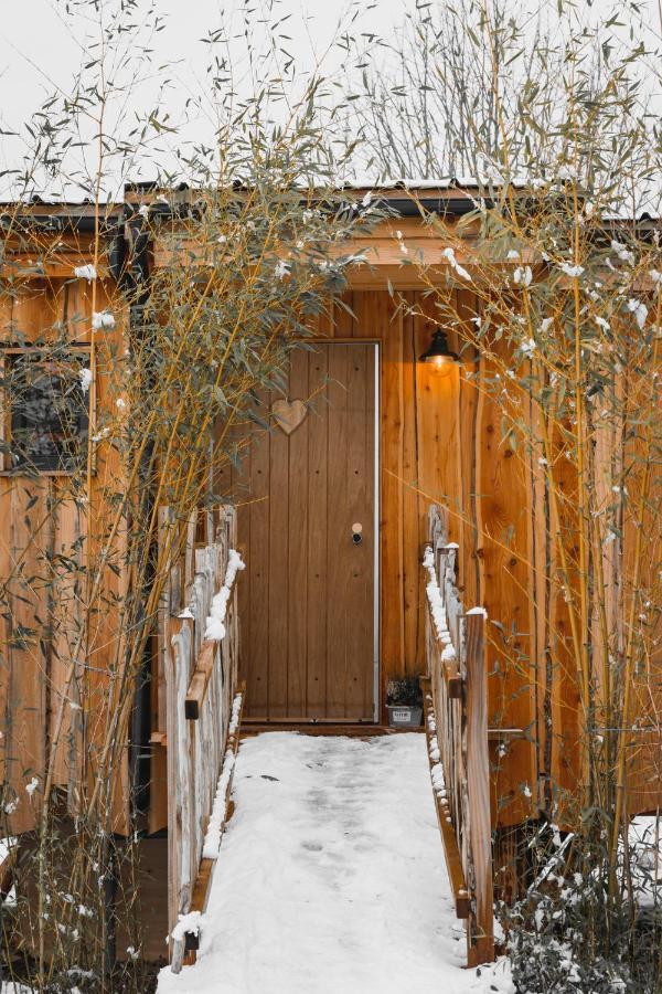 La Cabane Ofuro Villa Celles  Exterior foto