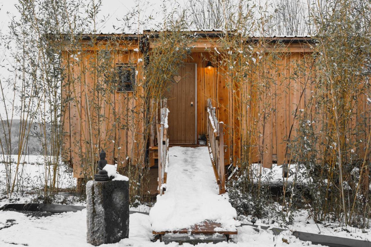La Cabane Ofuro Villa Celles  Exterior foto