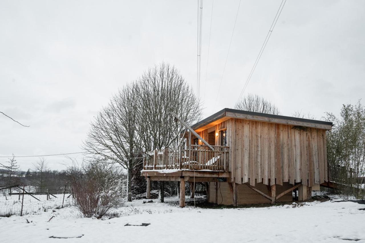 La Cabane Ofuro Villa Celles  Exterior foto
